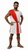 Adult Mens Roman Greek Pleb Plebeian Toga Tabard & Sash Historical Fancy Dress Costume