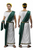 Adults Greek God Roman Senator Grecian Mythology Toga Robes Historical Fancy Dress Costume