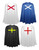 Adults United Kingdom Patron Saints Cross Superhero Cape Sports Supporters Fancy Dress