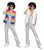 Mens Disco Dave Glam Rock Faux Fur Waistcoat Afro Wig Shades & Moustache 1970s Fancy Dress