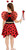 Girls Ladybird Lady Bug Handkerchief Skirt & Wings Set Insect Fancy Dress