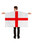 Adults England Flag Cape St Georges Day St George Cross English Supporters Fancy Dress