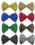 Giant Oversized Sequin Bowtie Dickie Bow 11"x 8" Clown Fancy Dress Accessory [8 Colours]