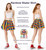 Adults 15" (38cm) Length Multicoloured Striped Skirt LGBTQ+ Gay Pride March Fancy Dress
