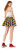 Adults 15" (38cm) Length Multicoloured Striped Skirt LGBTQ+ Gay Pride March Fancy Dress