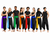 Dragons Den Fancy Dress Limited Pirate Buccaneer 60" Sash Cosplay LARP Masked Bandit Fancy Dress Accessories [8 Colours]