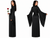 Adults Morticia Adams Dress & Belt Gothic TV Movie Film Halloween Fancy Dress Costume [2 Sizes]