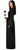 Adults Morticia Adams Dress & Belt Gothic TV Movie Film Halloween Fancy Dress Costume [2 Sizes]
