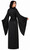 Adults Morticia Adams Dress & Belt Gothic TV Movie Film Halloween Fancy Dress Costume [2 Sizes]