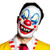 Bristol Novelty Circus Creep Halloween Half Face Horror Clown Mask