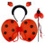 3 Piece Ladybird Wings & Headband Kit Lady bug Insect World Book Day Fancy Dress