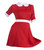 Childs Annie The Orphan Girl Dress & Wig World Book Day Movie Fancy Dress Costume [Age 8-12 Years]