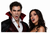 Halloween Vampire Fangs Dracula Teeth & Adhesive Fancy Dress Costume Accessory
