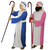 Childs Shepherd Christmas Xmas Nativity Wiseman Fancy Dress Costume [3 Sizes]