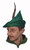 Robin Hood Peter Pan Green Hat With Feather Medieval Outlaw Archer World Book Day Legend Fancy Dress Accessory [One Size]