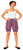 Adults Short Length Union Jack Flag Bloomers United Kingdom Great Britain Supporters Fancy Dress