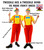 Adults Traditional Tweedle Dee Tweedle Dum World Book Day Wonderland Fancy Dress Costume [2 Sizes]