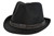 Adults Black Diamante Trilby Hat Jacko Micheal Jackson Billie jean Pop Star Fancy Dress Costume Accessory [One Size]