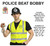 Adults Police Beat Bobby Hi Viz Vest Hat & Handcuffs Fancy Dress Costume