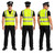 Adults Police Sargeant Hi Viz Vest Hat & Handcuffs Fancy Dress Costume
