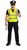 Adults Police Sargeant Hi Viz Vest Hat & Handcuffs Fancy Dress Costume