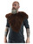 Adults Faux Fur Viking Chest Plate Medival Pagan Warrior Fancy Dress Costume Accessory