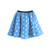 Adults 15" Length Star Pattern Skater Skirt Cheerleader Fancy Dress Costume Accessory