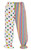 Adults Two Tone Panto Dame Full Length Bloomers Clown Pants Circus Fancy Dress Costume Accessory