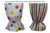 Adults Two Tone Panto Dame Full Length Bloomers Clown Pants Circus Fancy Dress Costume Accessory