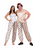 Adults Two Tone Panto Dame Full Length Bloomers Clown Pants Circus Fancy Dress Costume Accessory