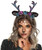 Dark Deer Tiara Antlers on Headband Fancy Dress Costume Accessory