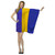 Adults Ukraine National Flag Dress Patriotic Supporters Fancy Dress Costume
