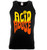Adults Acid House Rave Festival Dance Music 1980s 1990s Themed Unisex Black Vest Top