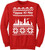 Adults Yippee Ki -Yay 1980s 80s Xmas Movie Film New York Skyline Red Festive Christmas Jumper