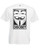 Adults Disobey Anonymous Vendetta Hacker Guy Fawkes Unisex White T-Shirt