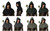 Adults Medieval Archers Fleece Hooded Cowl Robin Hood Fancy Dress Costume Accessory