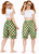 Adults Tricolor National Flag of Ireland Short Length Bloomers St Patricks Day Irish Fancy Dress