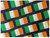 Adults Tricolour National Flag of Ireland Neck Tie St Patricks Day Fancy Dress Costume Accessory