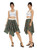 Adults Tricolor National Flag of Ireland Handkerchief Skirt St Patricks Day Irish Fancy Dress