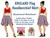 Adults St George Cross National Flag of England Handkerchief Skirt English Sports Supporters Fancy Dress