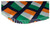 Adults Tricolor National Flag of Ireland Navy Blue 15" (38cm) Length Panel Skirt St Patricks Day Irish Fancy Dress