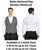 Adults National Flag of Wales Backless Waistcoat Baner Cymru Y Ddraig The Red Dragon Backless Waistcoat St Davids Day Fancy Dress