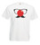 Adults Red Nose Day Glasses Moustache Comic Relief Unisex White T-Shirt