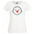 Womens Karl Pilkington Red Nose Cartoon Lady Fit White T-Shirt