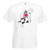 Adults Red Nose Cartoon Cat Funny Animated Feline Toon Unisex White T-Shirt