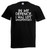 Mens In My Defence I Was Left Unsupervised Funny Unisex Black T-Shirt