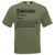 Adults Builder Defined Labourer Funny Profession Unisex Olive Green T-Shirt