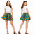 Adults Multicoloured Patchwork 15" (38cm) Length Skater Skirt Harlequin Clown Circus Big Top Fancy Dress [2 Sizes]