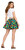 Adults Multicoloured Patchwork 15" (38cm) Length Skater Skirt Harlequin Clown Circus Big Top Fancy Dress [2 Sizes]