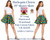 Adults Multicoloured Patchwork 15" (38cm) Length Skater Skirt Harlequin Clown Circus Big Top Fancy Dress [2 Sizes]
